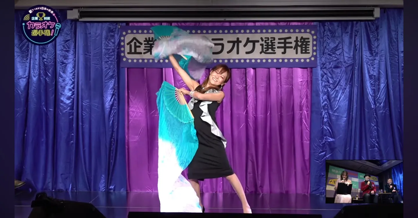企業対抗カラオケ大会の審査員やってきました❤️♫