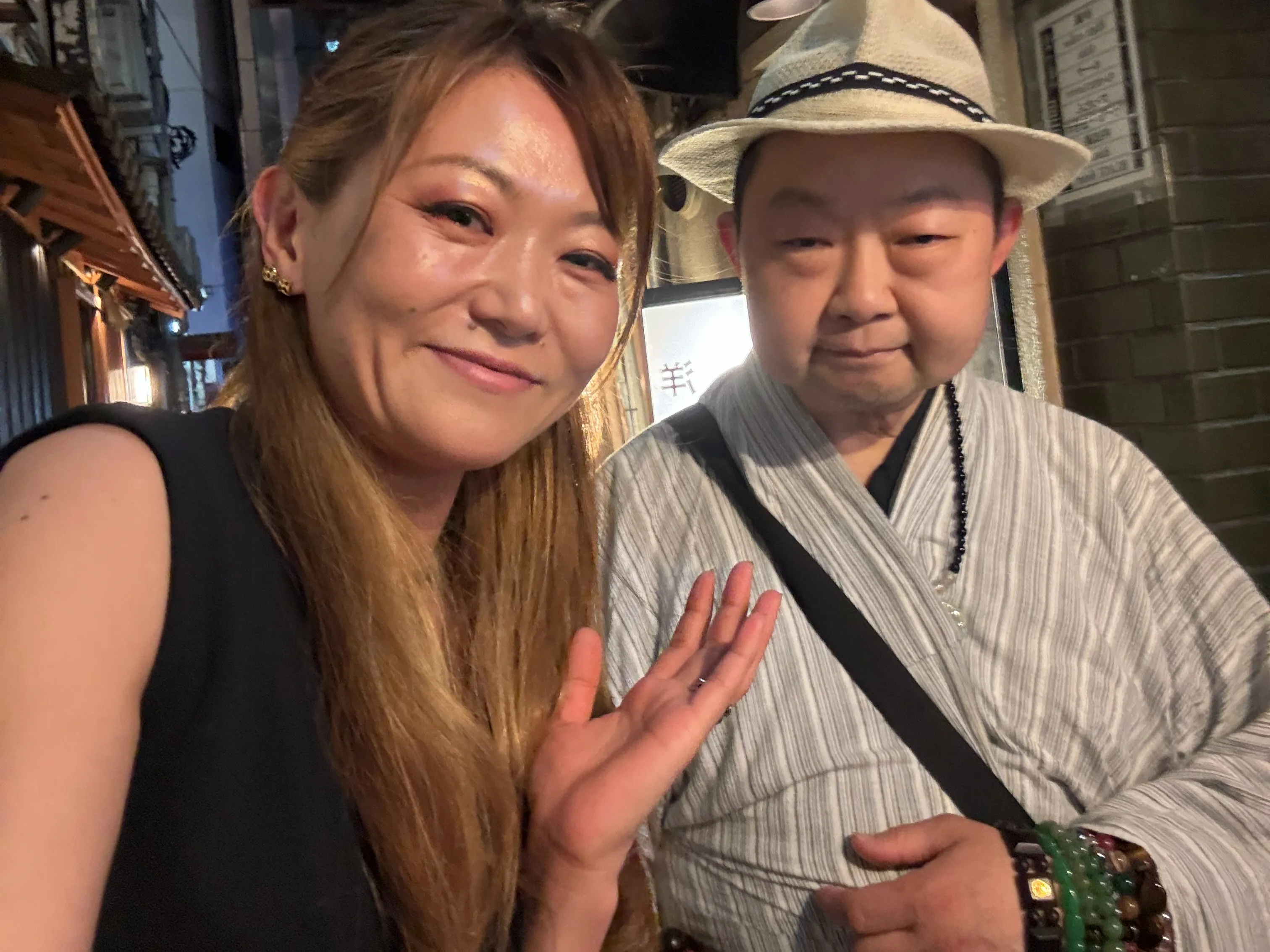 珍しいメンバーが揃った夜❤️