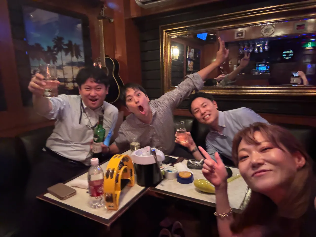 ある夜のAbhiアビー❤️なの乾杯したから水曜日だったかー🍻