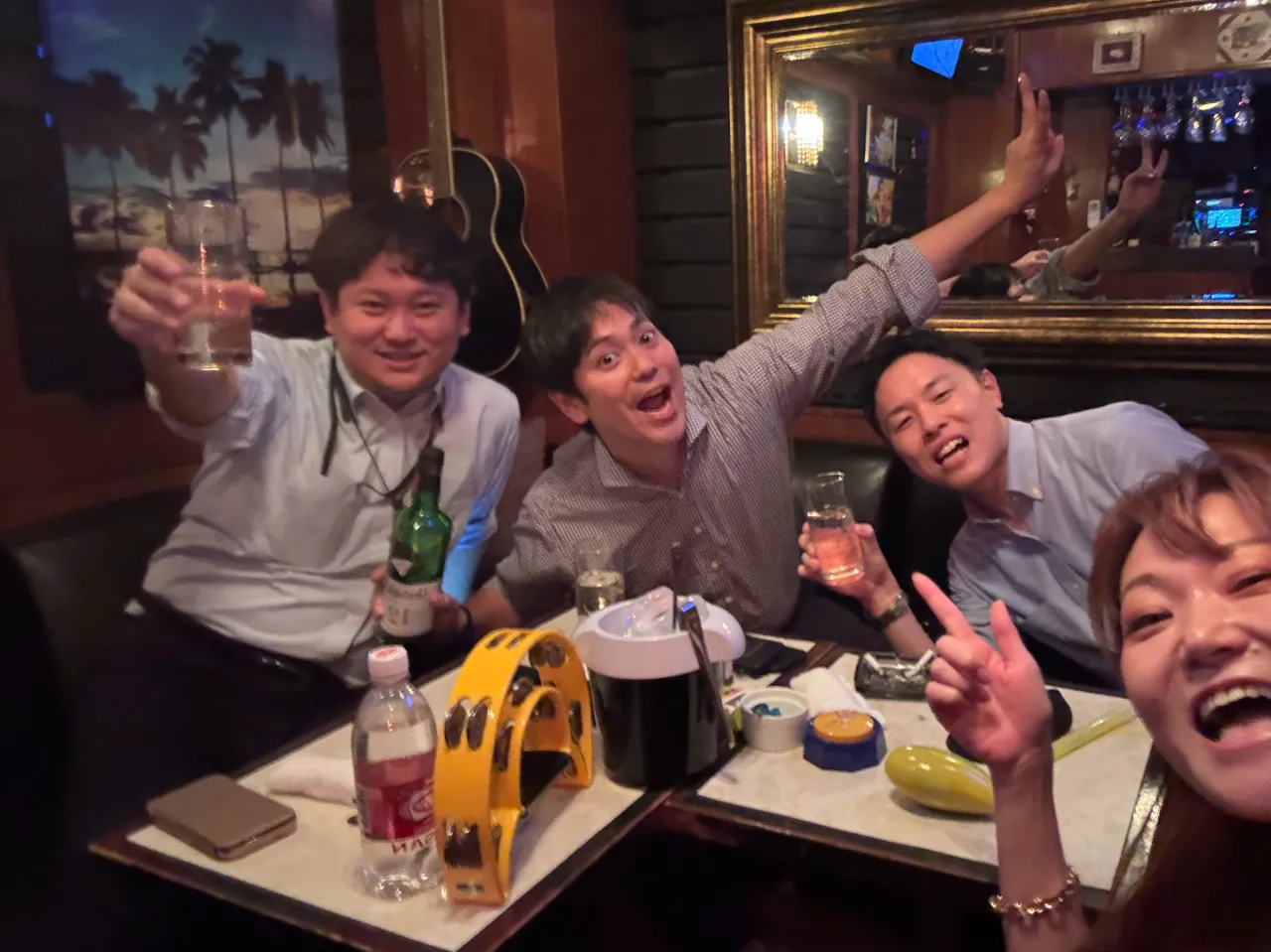 ある夜のAbhiアビー❤️なの乾杯したから水曜日だったかー🍻